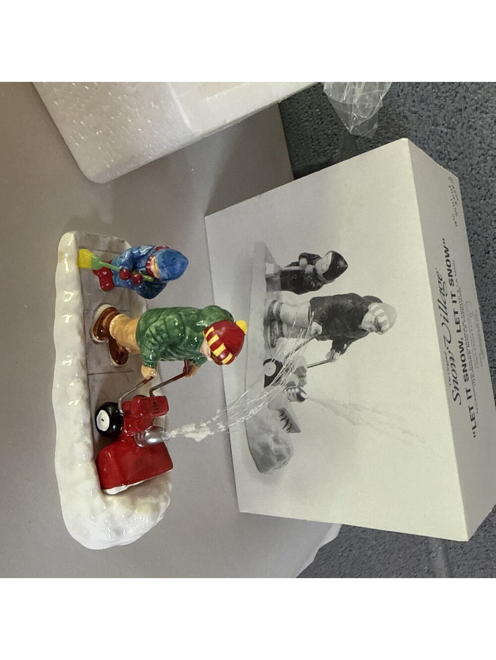 Dept.56 Snow Village “Let It Snow Let It Snow” #54923 SNOWBLOWER